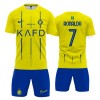 Conjunto (Camiseta+Pantalón Corto) AL NASSR Ronaldo 7 Primera Equipación 23-24 - Niño